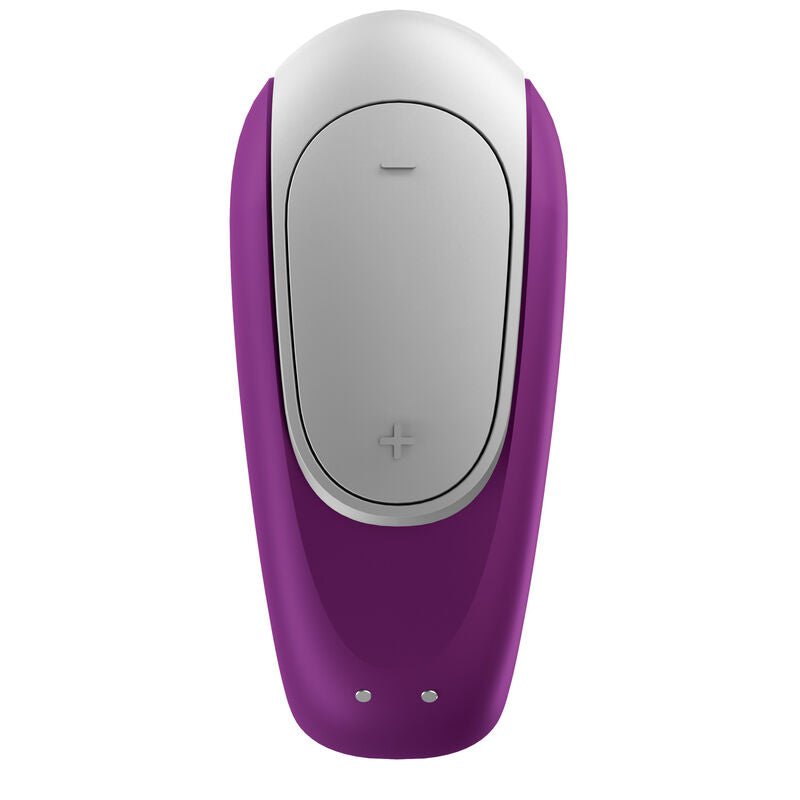 SATISFYER - DOUBLE FUN PARTNER VIBRATOR PURPLE - Kink&Play
