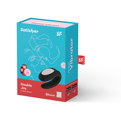 SATISFYER - DOUBLE JOY CON APP BLACK - Kink&Play