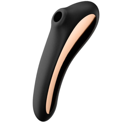 SATISFYER - DUAL KISS AIR PULSE VIBRATOR BLACK - Kink&Play
