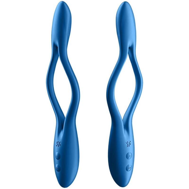 SATISFYER - ELASTIC GAME MULTI VIBRATOR BLUE - Kink&Play