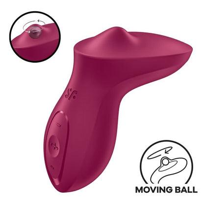 SATISFYER - EXCITERRR LAY - ON CLITORIS BERRY VIBRATOR - Kink&Play
