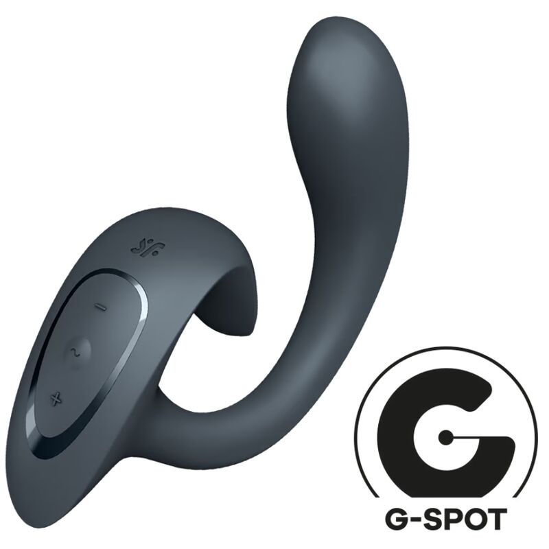 SATISFYER - G FOR GODDESS 1 RABBIT VIBRATOR DARK GRAY - Kink&Play