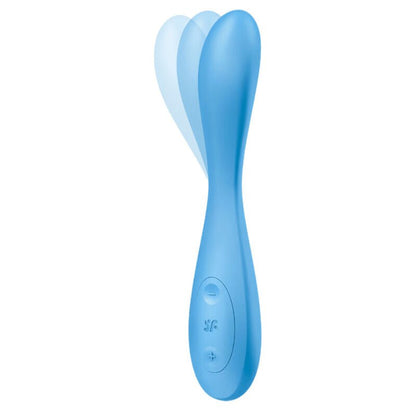SATISFYER - G - SPOT FLEX 4+ MULTI VIBRATOR APP BLUE - Kink&Play