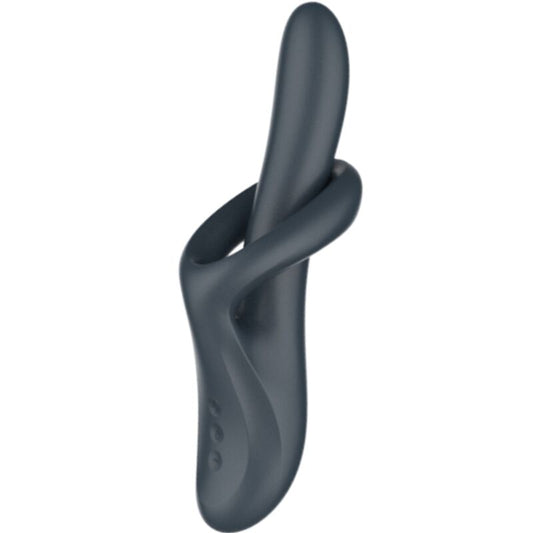 SATISFYER - HEAT FLEX 4 HEAT EFFECT VIBRATOR 12 VIBRATIONS GREY - Kink&Play