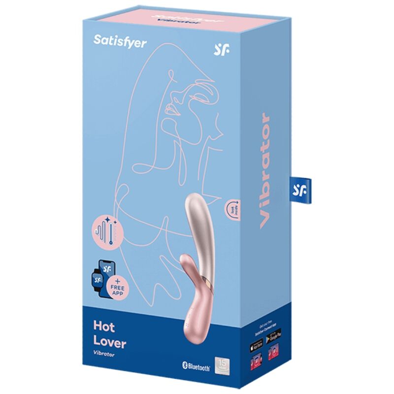 SATISFYER - HOT LOVER VIBRATOR ROSE & BEIGE - Kink&Play