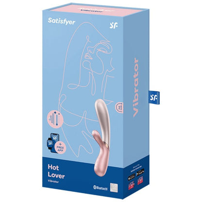 SATISFYER - HOT LOVER VIBRATOR ROSE & BEIGE - Kink&Play
