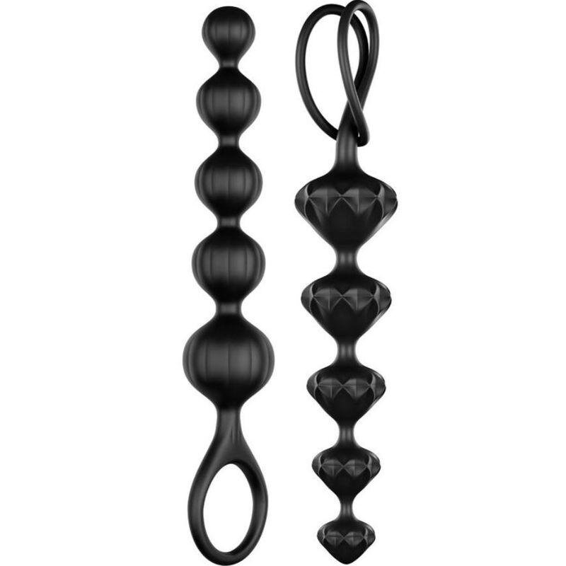 SATISFYER - LOVE BEADS BLACK - Kink&Play