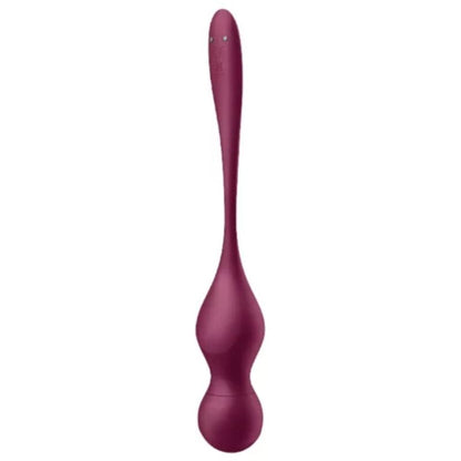 SATISFYER - LOVE BIRDS VARY VIBRATING BALLS FREE APP WINE RED - Kink&Play