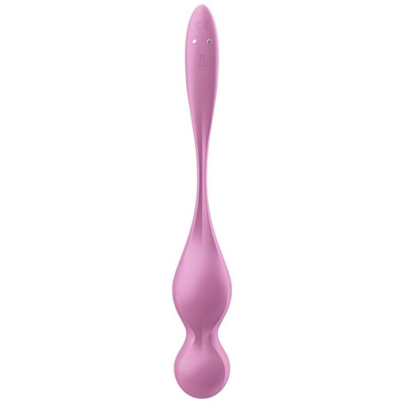 SATISFYER - LOVE BIRDS VIBRATING KEGEL BALLS PINK - Kink&Play