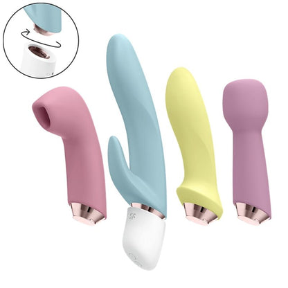 SATISFYER - MARVELOUS FOUR VIBRATOR & AIR PULSE SET - Kink&Play