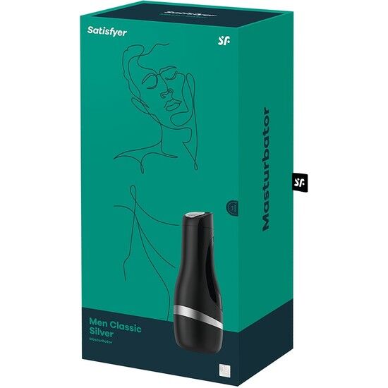SATISFYER - MASTURBATOR MEN CLASSIC SILVER - Kink&Play