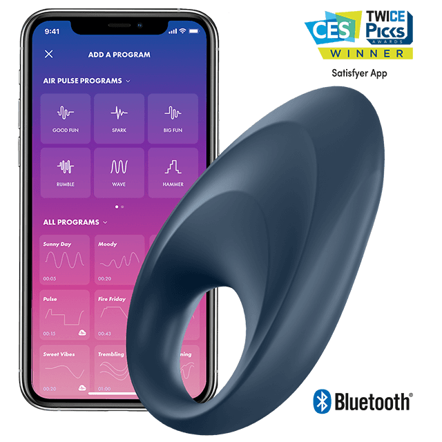 SATISFYER - MIGHTY ONE RING VIBRATOR APP - Kink&Play