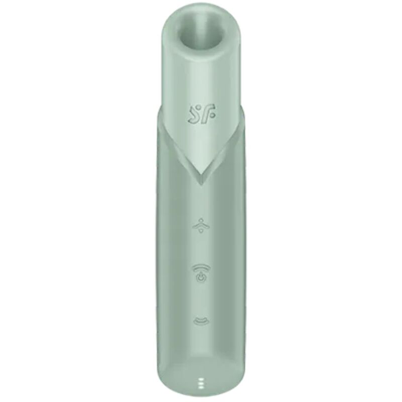 SATISFYER - NAUGHTY KISS WAVE CLITORIS STIMULATOR AQUAMARINE - Kink&Play