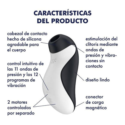 SATISFYER - ORCA AIR PULSE STIMULATOR + VIBRATION - Kink&Play