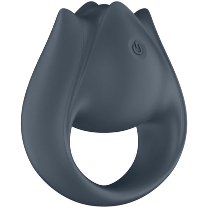 SATISFYER - PERFECT PAIR 2 MULTIVIBRATOR 2 IN 1 PENIS RING AND FINGER STIMULATOR GREY - Kink&Play