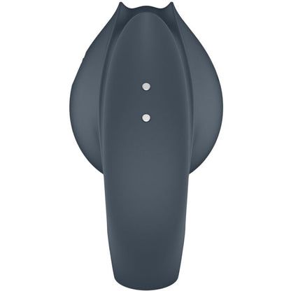 SATISFYER - PERFECT PAIR 2 MULTIVIBRATOR 2 IN 1 PENIS RING AND FINGER STIMULATOR GREY - Kink&Play