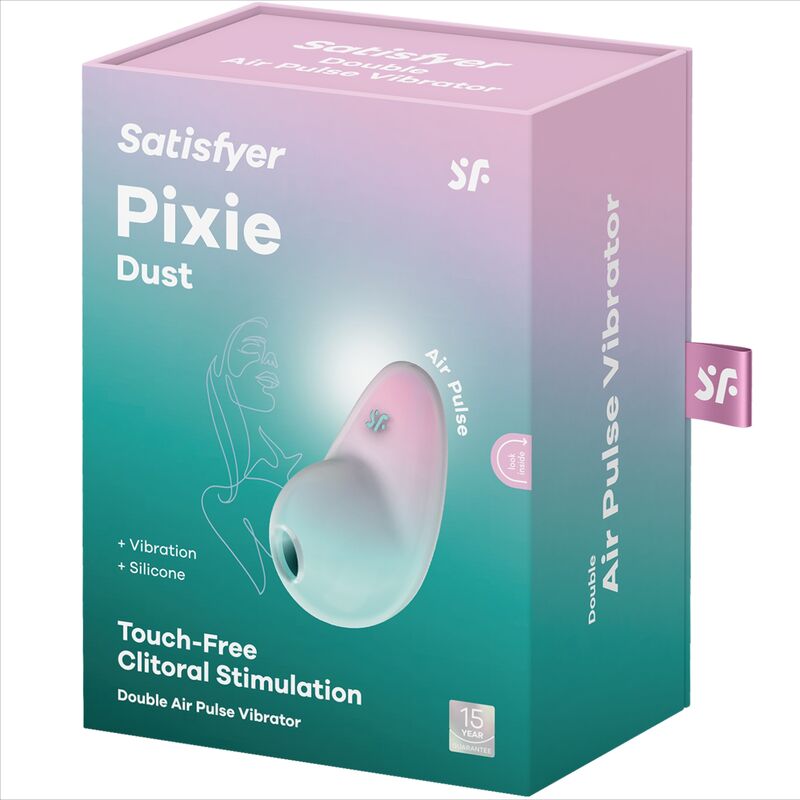 SATISFYER - PIXIE DUST LILAC AIR PLUSE STIMULATOR - Kink&Play