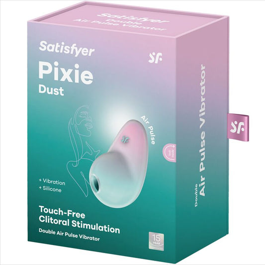 SATISFYER - PIXIE DUST LILAC AIR PLUSE STIMULATOR - Kink&Play
