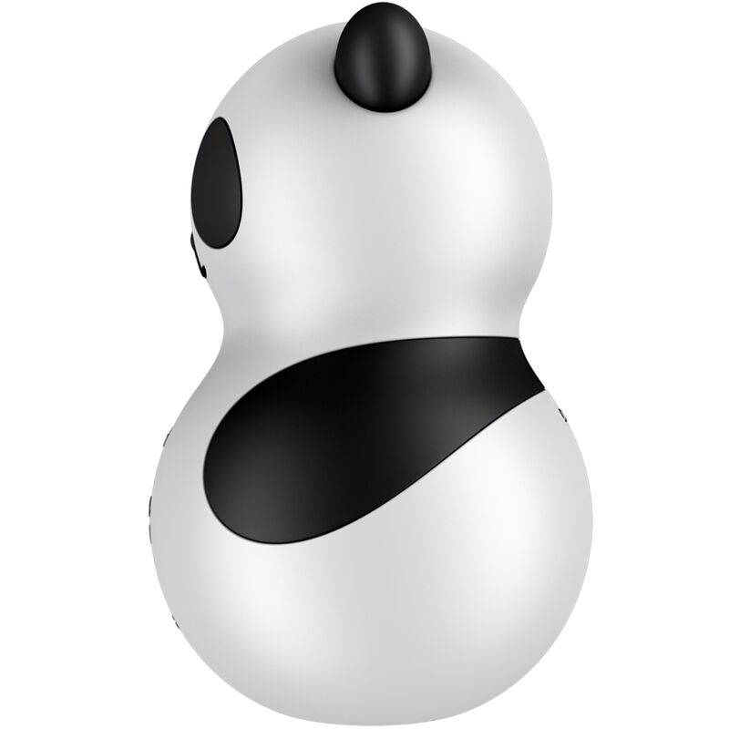 SATISFYER - POCKET PANDA STIMULATOR & VIBRATOR BLACK AND WHITE - Kink&Play