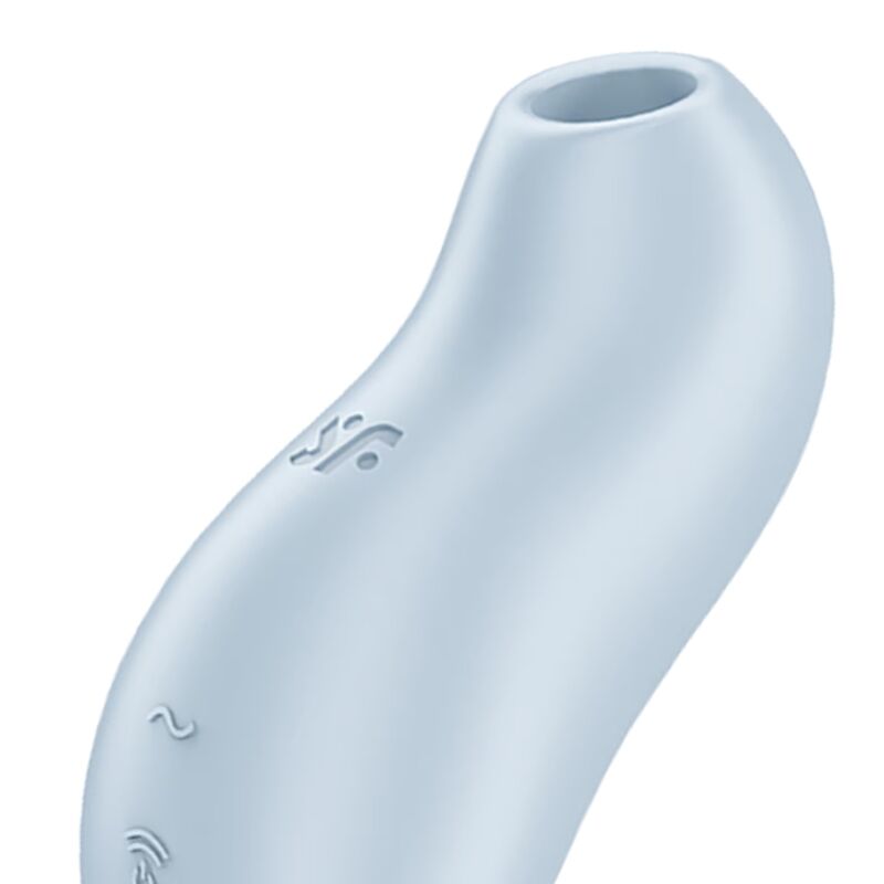 SATISFYER - POCKET PRO 1 CLITORIS STIMULATOR LIGHT BLUE - Kink&Play