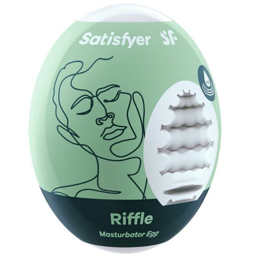 SATISFYER - RIFFLE MASTURBATOR EGG - Kink&Play
