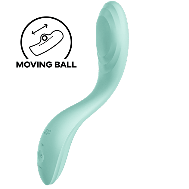 SATISFYER - RRROLLING PLEASURE GSPOT VIBRATOR GREEN - Kink&Play