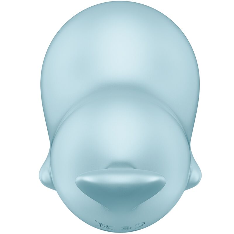 SATISFYER - SASSY SEAL STIMULATOR & VIBRATOR BLUE - Kink&Play