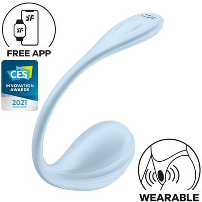 SATISFYER - SMOOTH PETAL G - POINT STIMULATOR SKY BLUE FREE APP - Kink&Play