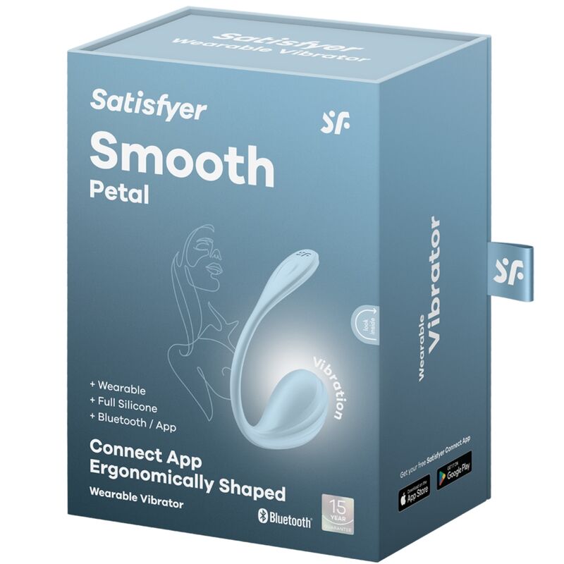 SATISFYER - SMOOTH PETAL G - POINT STIMULATOR SKY BLUE FREE APP - Kink&Play