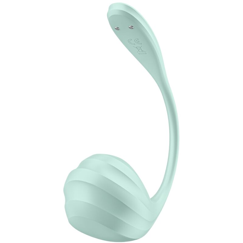 SATISFYER - SMOOTH PETAL G - POINT STIMULATOR WATER GREEN FREE APP - Kink&Play