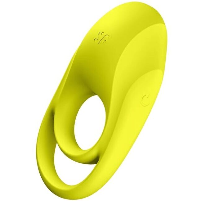 SATISFYER - SPECTACULAR DUO RING VIBRATOR YELLOW - Kink&Play