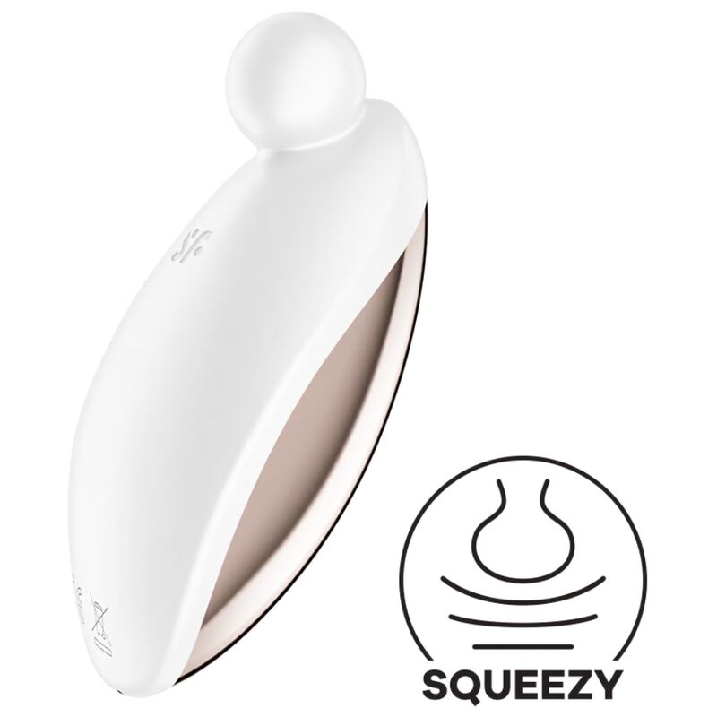 SATISFYER - SPOT ON 2 LAY - ON VIBRATOR WHITE - Kink&Play