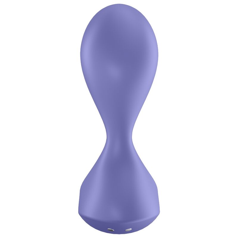 SATISFYER - SWEET SEAL VIBRATING PLUG APP VIOLET - Kink&Play