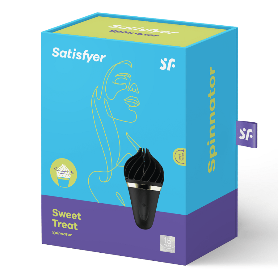 SATISFYER - SWEET TREAT SPINNATOR BROWN & PINK - Kink&Play