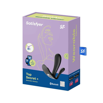 SATISFYER - TOP SECRET + VIBRATOR BLACK - Kink&Play
