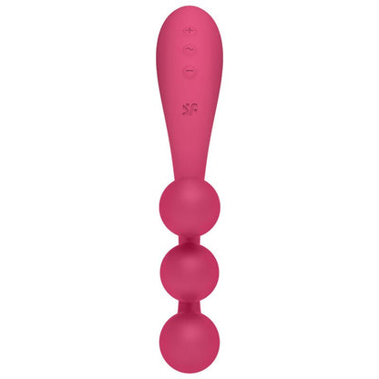 SATISFYER - TRI BALL 1 MULTI VIBRATOR RED - Kink&Play