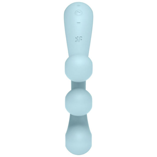 SATISFYER - TRI BALL 2 MULTI VIBRATOR BLUE - Kink&Play