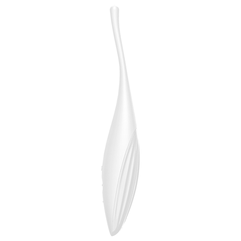 SATISFYER - TWIRLING JOY CLIT TIP VIBRATOR WHITE - Kink&Play