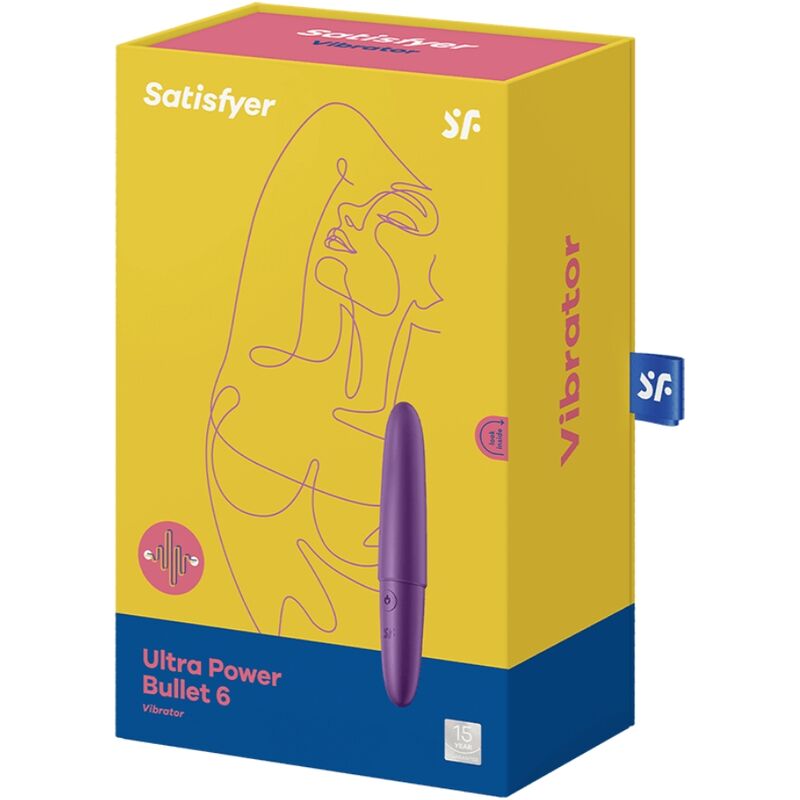 SATISFYER - ULTRA POWER BULLET 6 PURPLE - Kink&Play