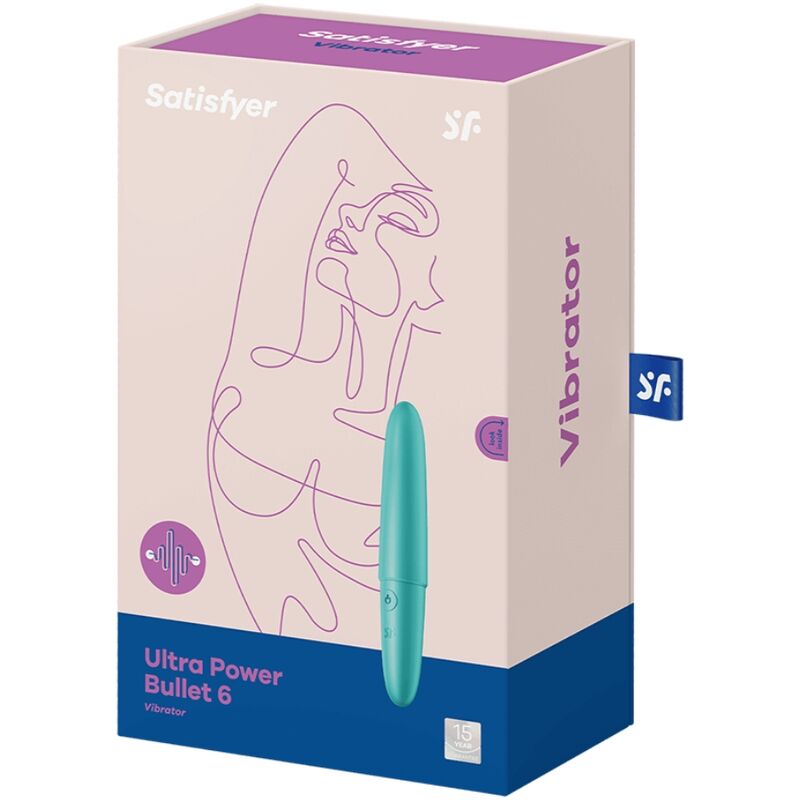 SATISFYER - ULTRA POWER BULLET 6 TURQUOISE - Kink&Play