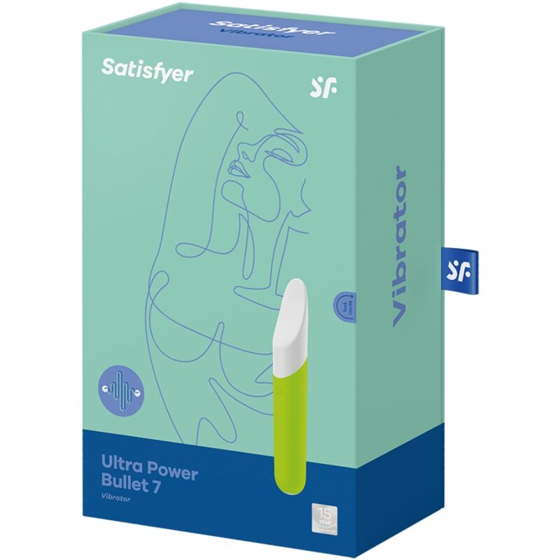SATISFYER - ULTRA POWER BULLET 7 GREEN - Kink&Play