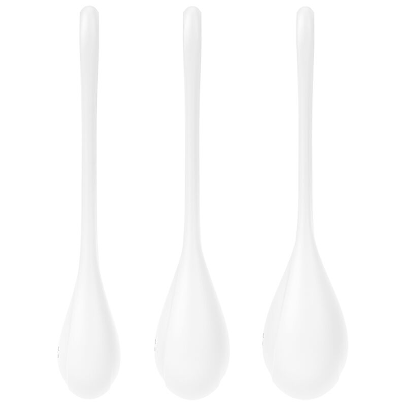 SATISFYER - YONI POWER 1 TRAINING SET WHITE - Kink&Play