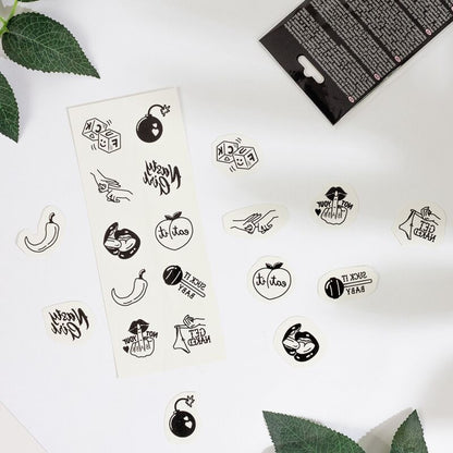 SECRET PLAY - SET OF 10 SPICY COLLECTION TEMPORARY TATTOOS - Kink&Play