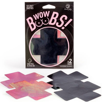 SECRET PLAY - WOW BOOBS! X NIPPLE COVERS - Kink&Play