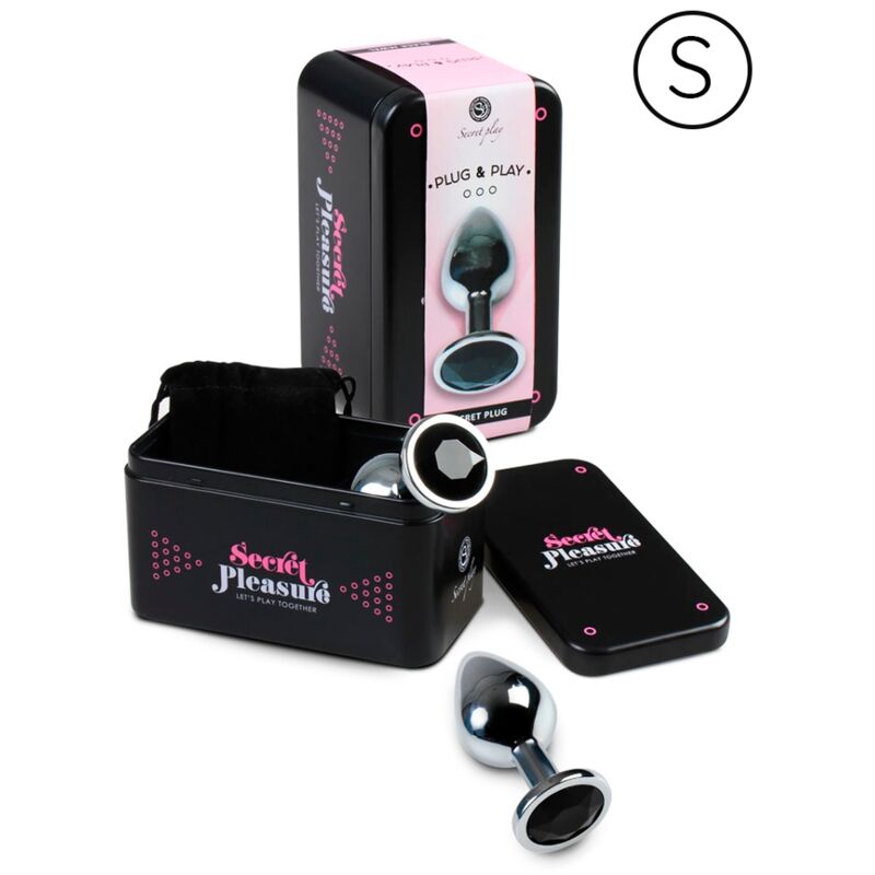 SECRETPLAY - ANAL PLUG BLACK S - Kink&Play