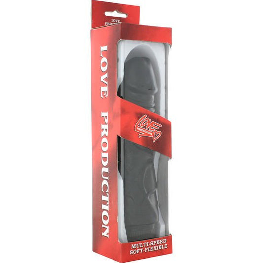 SEVEN CREATIONS - PERFECT PLEASURES BLACK VIBRATOR 22 CM - Kink&Play