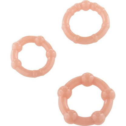 SEVEN CREATIONS - SET OF THREE SKIN PENIS RINGS - Kink&Play