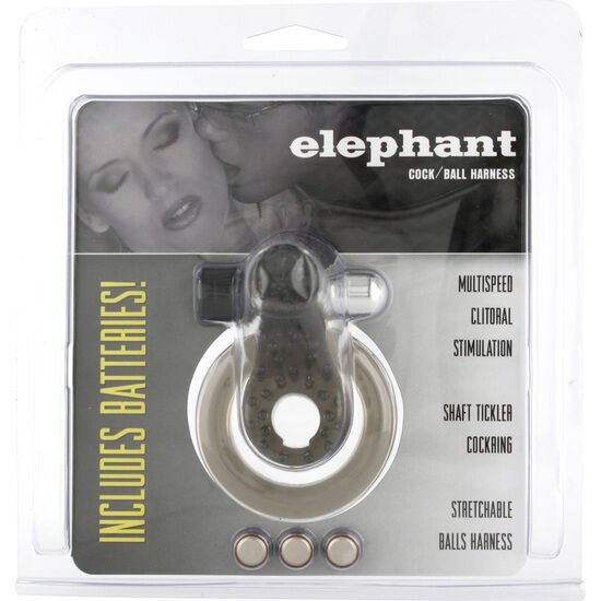 SEVEN CREATIONS - VIBRATING RING WITH STIMULATING ELEPHANT - Kink&Play