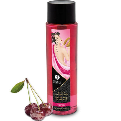 SHUNGA - BATH & SHOWER GEL FROSTED CHERRY 370 ML - Kink&Play