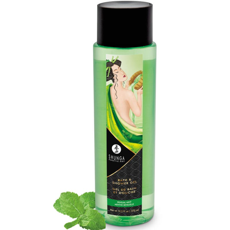 SHUNGA - BATH & SHOWER GEL SENSUAL MINT 370 ML - Kink&Play